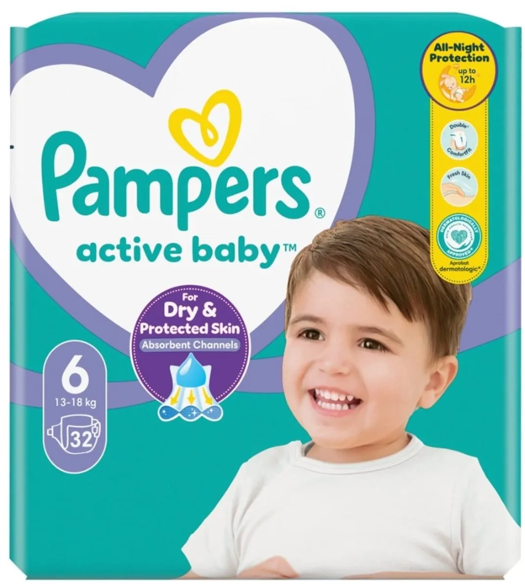 Pampers Active Baby Luiers Maat 6 - 32 Stuks