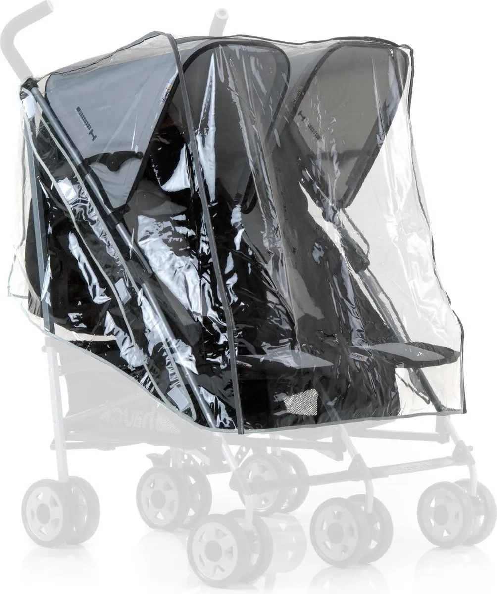 Hauck Regenhoes Buggy 3/4-Wiel - Transparant