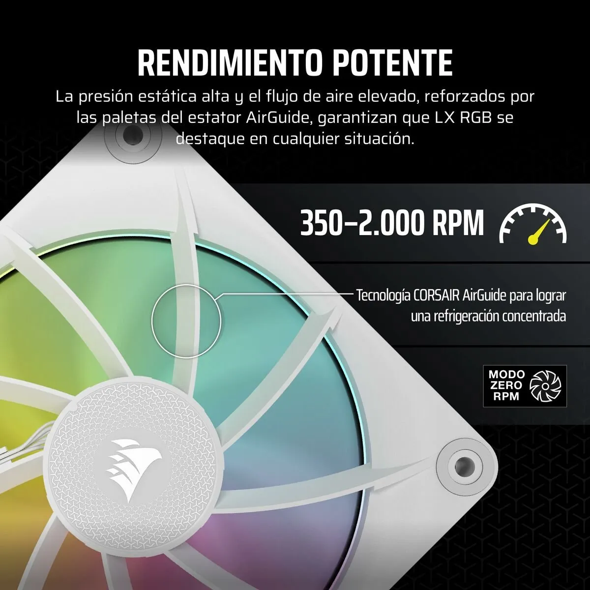 Corsair CPU-ventilator CO-9051031-WW - Wit