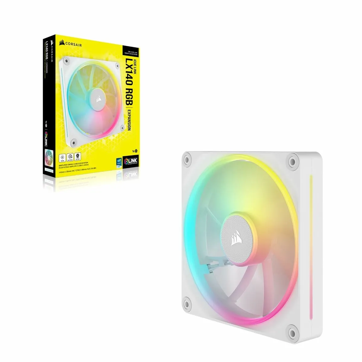 Corsair CPU-ventilator CO-9051031-WW - Wit
