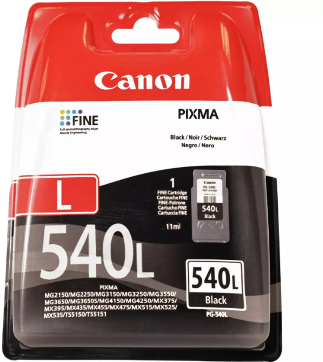 Canon PG-540L Inktcartridge - Zwart
