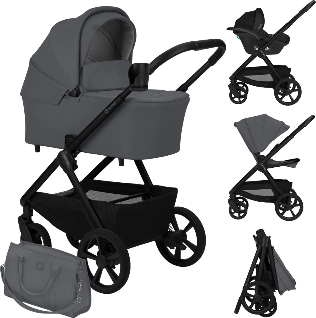Lionelo Carmine 3-in-1 Kinderwagen - Incl. Astrid i-Size Autostoel - Beige