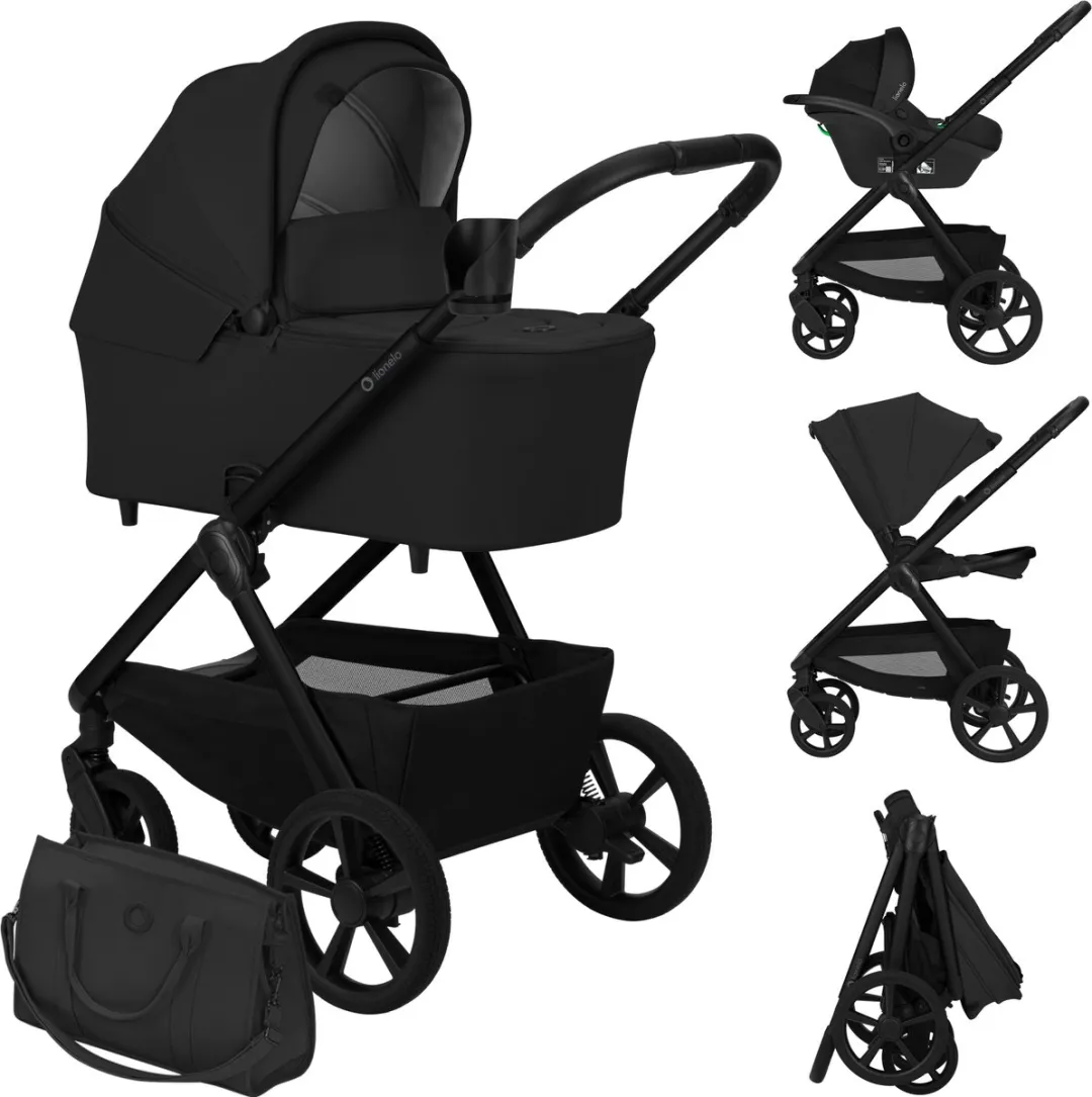 Lionelo Carmine 3-in-1 Kinderwagen - Incl. Astrid i-Size Autostoel - Beige