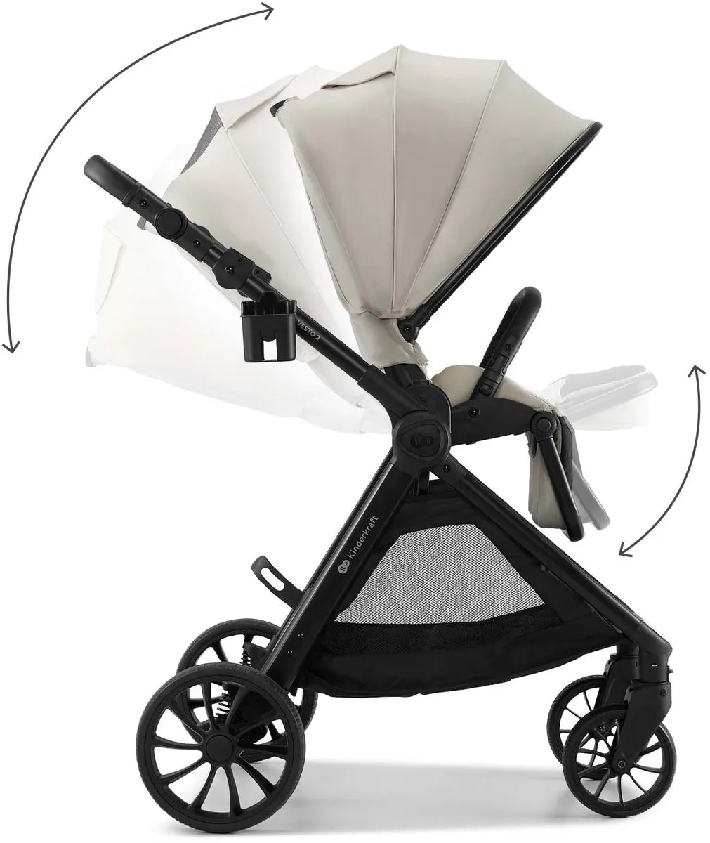 KinderKraft VESTO 2 2-in-1 Kinderwagen - Beige