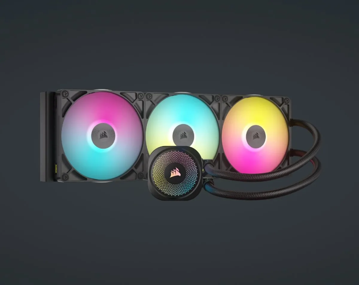 Corsair iCUE LINK TITAN 420 RX RGB Vloeistofkoelsysteem - 3 Ventilatoren - Zwart