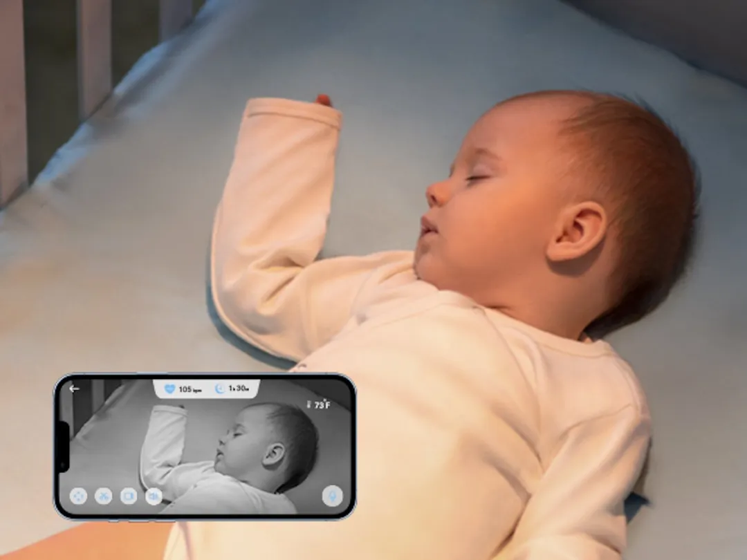 Eufy Baby S340 Smart Sock Babyfoon - Wit - afbeelding 5 van 6