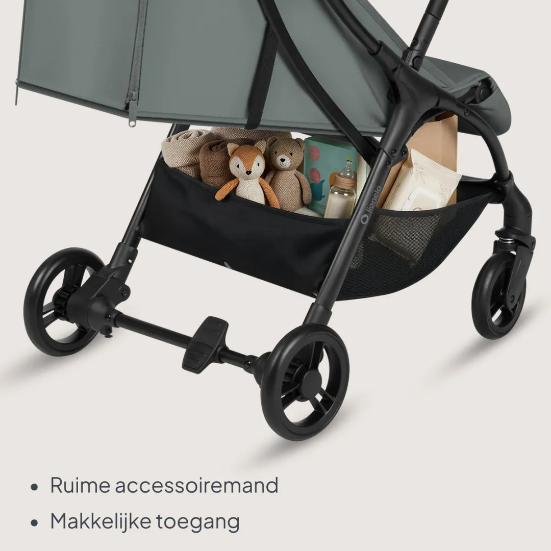 Lionelo Agia Plooibuggy - Groente - 7,3 kg - 6 Maanden tot 22 kg