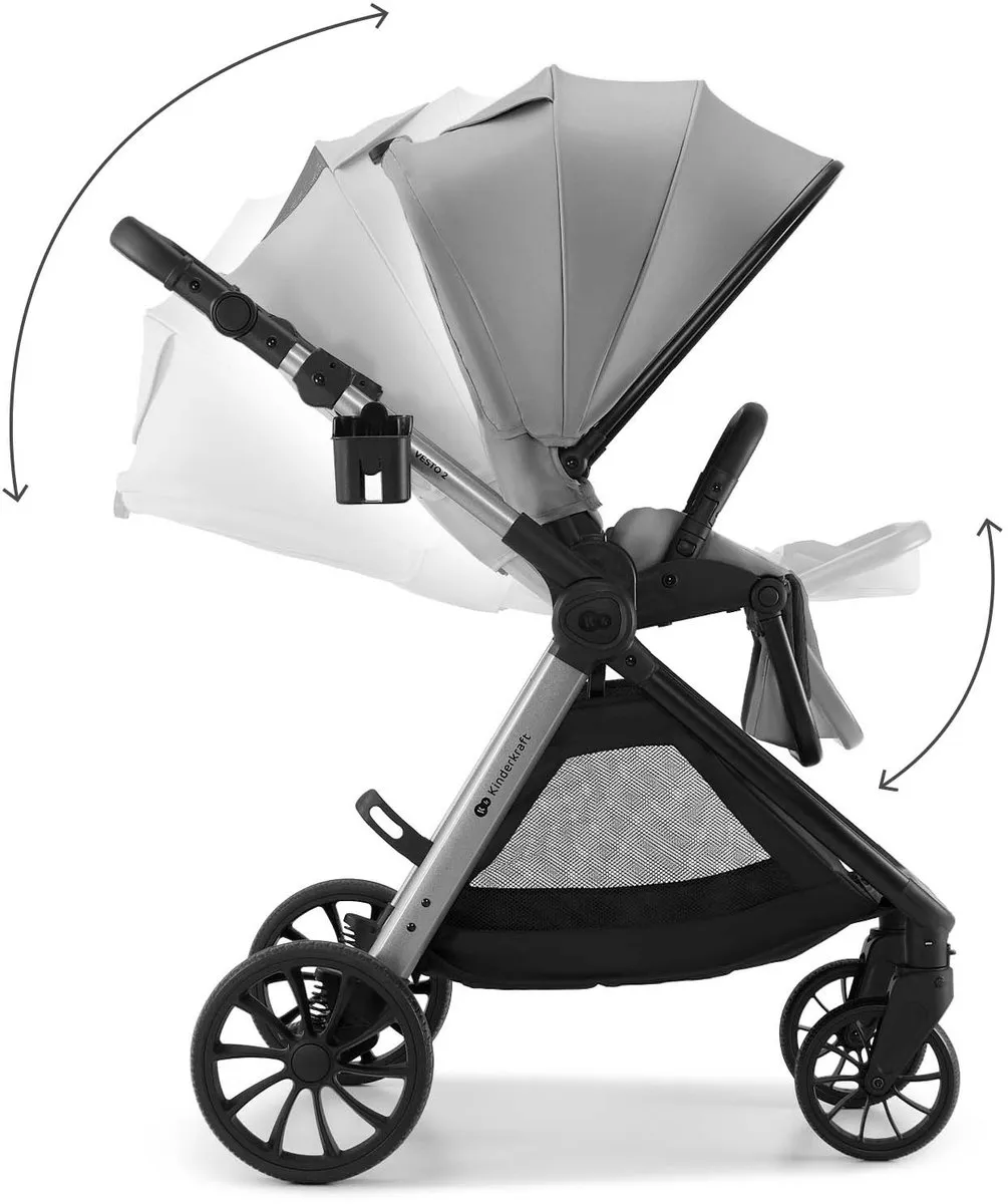 KinderKraft VESTO 2 Buggy - Grijs
