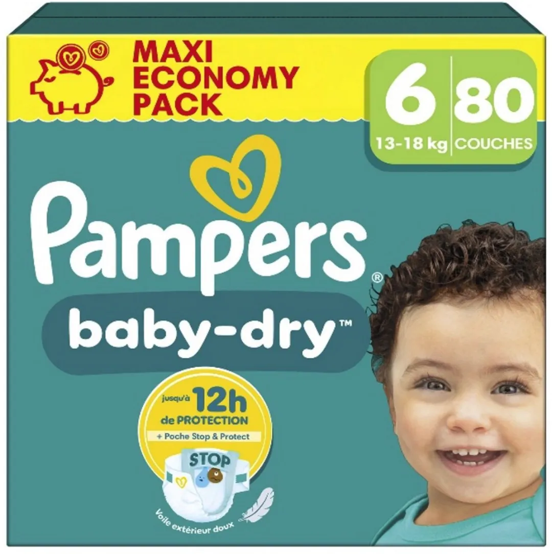 Pampers Baby-Dry Luiers Maat 6 - 160 Stuks
