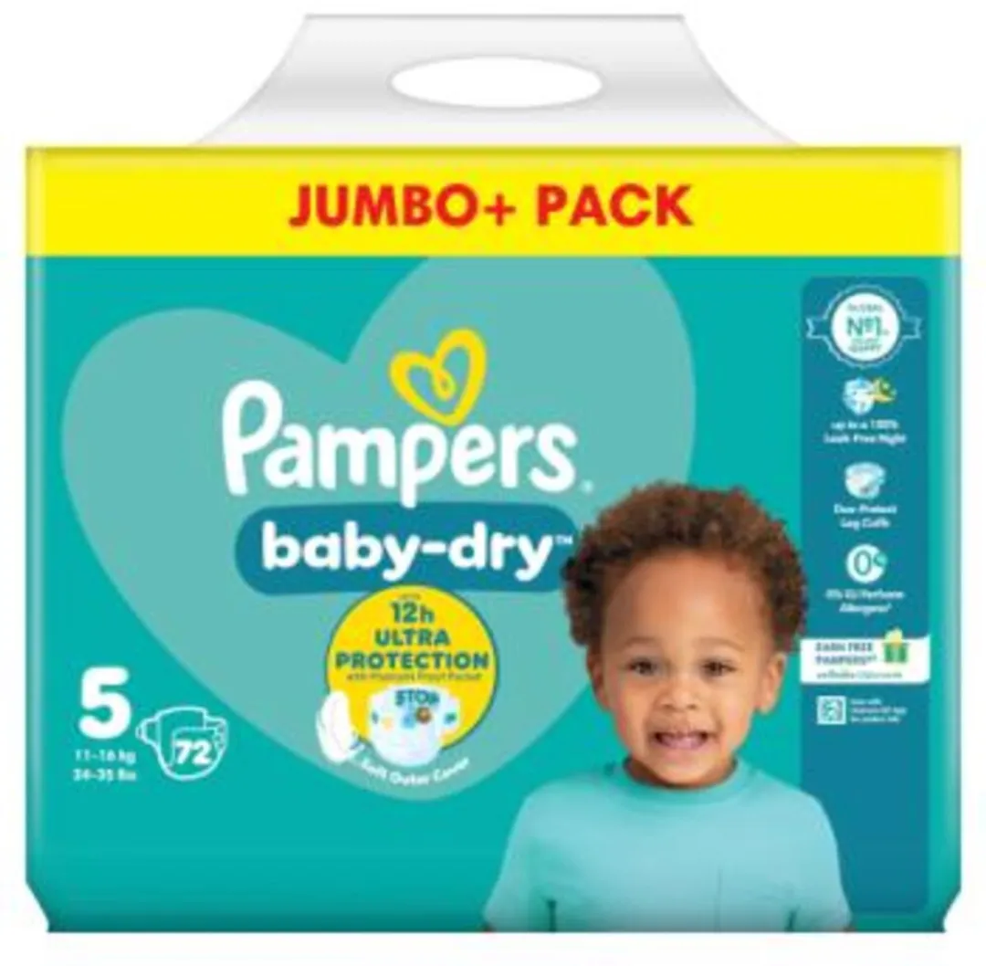 Pampers Baby Dry Luiers Maat 5 72 Stuks