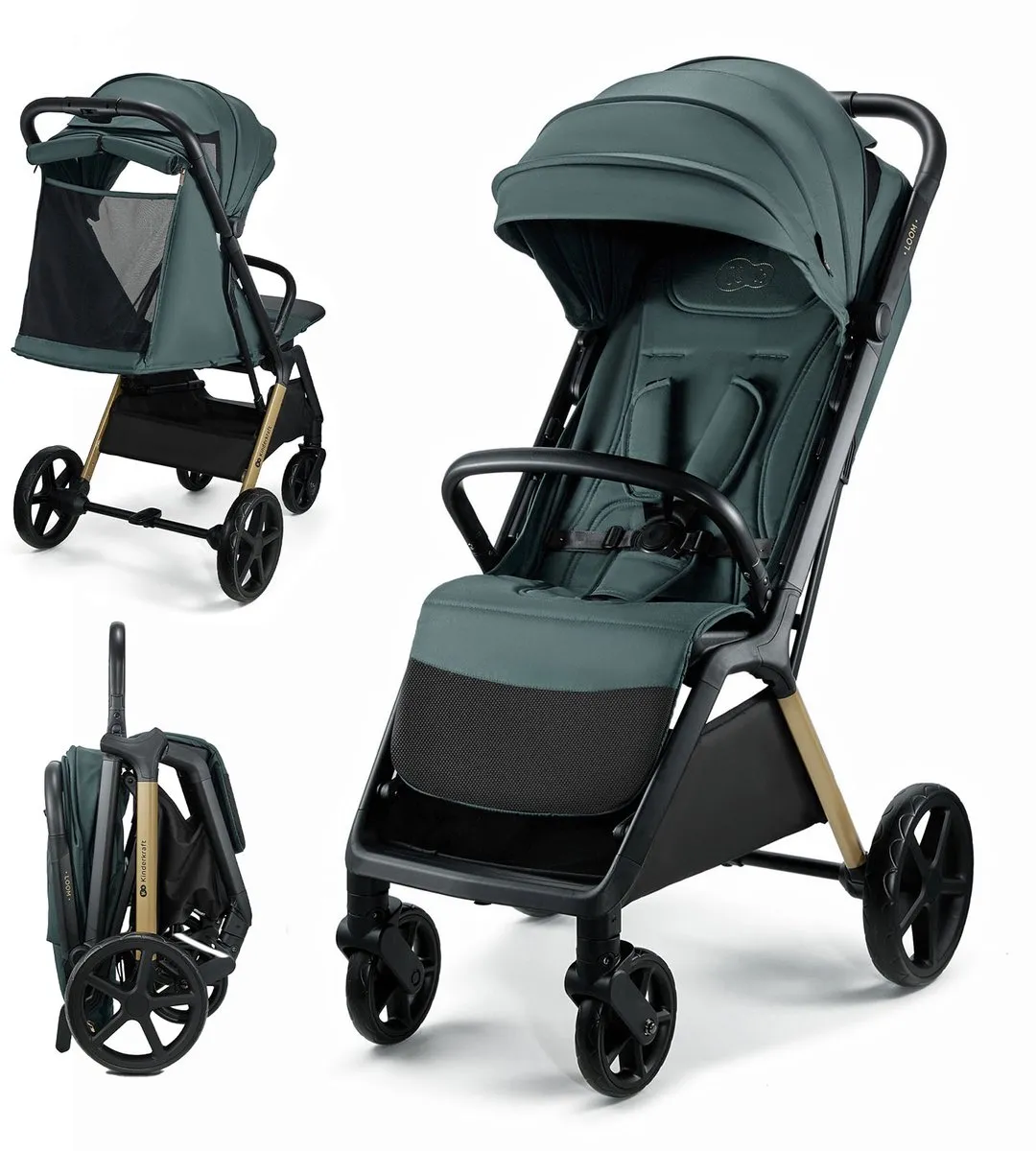 KinderKraft LOOM Buggy - Groen