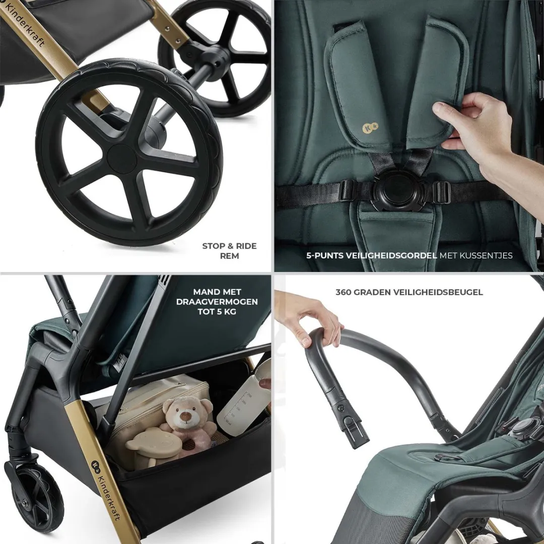 KinderKraft LOOM Buggy - Groen