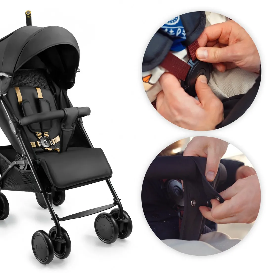 KinderKraft Siesta 2 Buggy - Tot 22 kg - Zwart