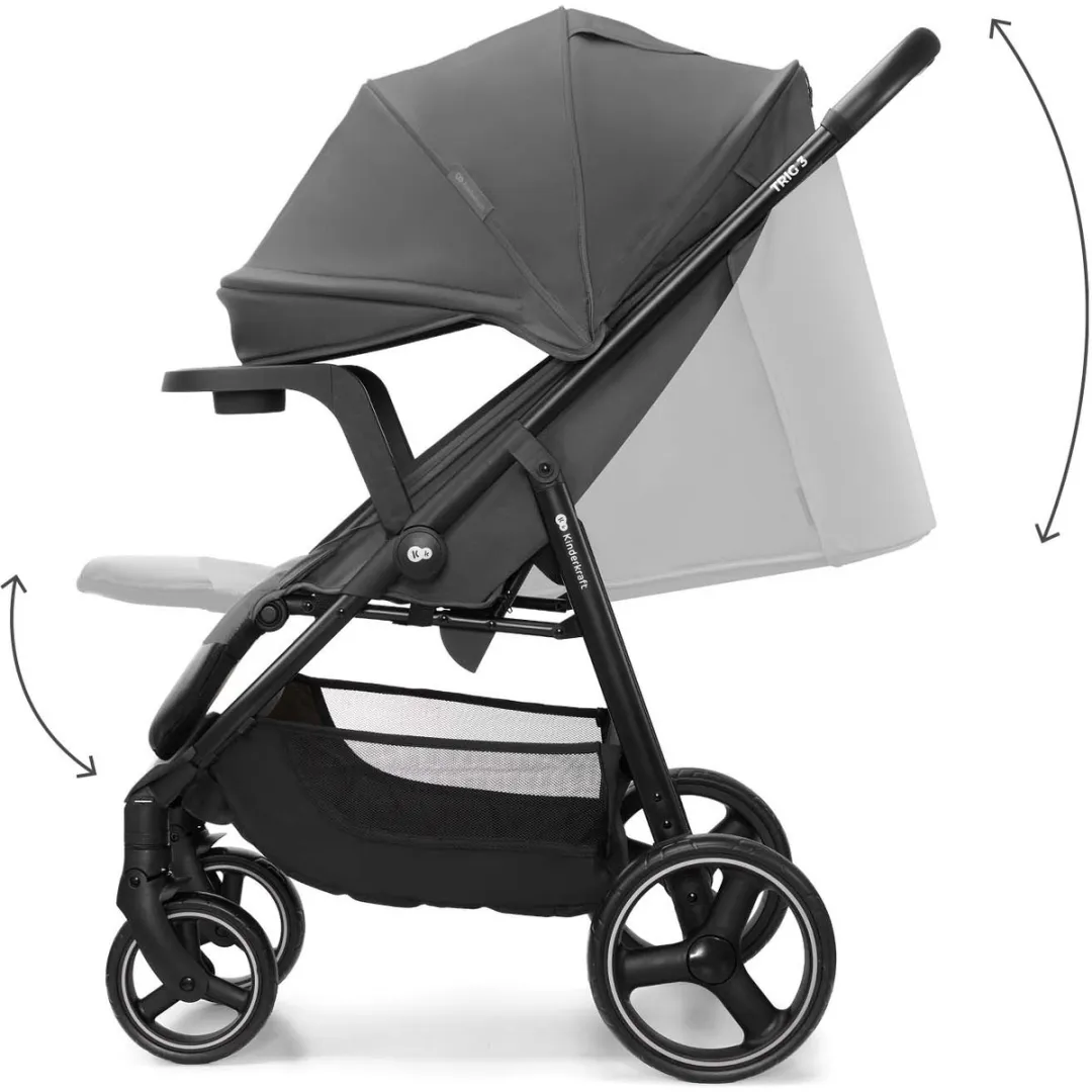 KinderKraft TRIG 3 Buggy - Tot 25 kg - Grijs