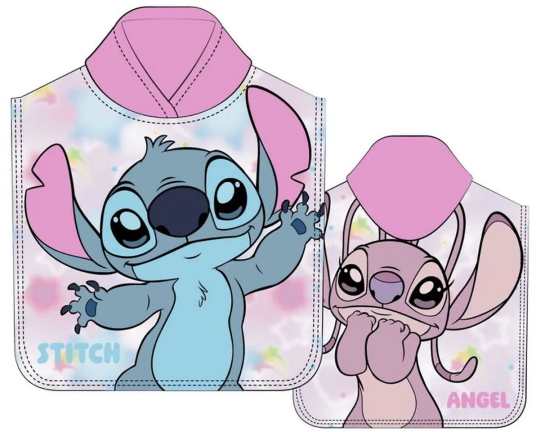 Disney Stitch Poncho Microfiber