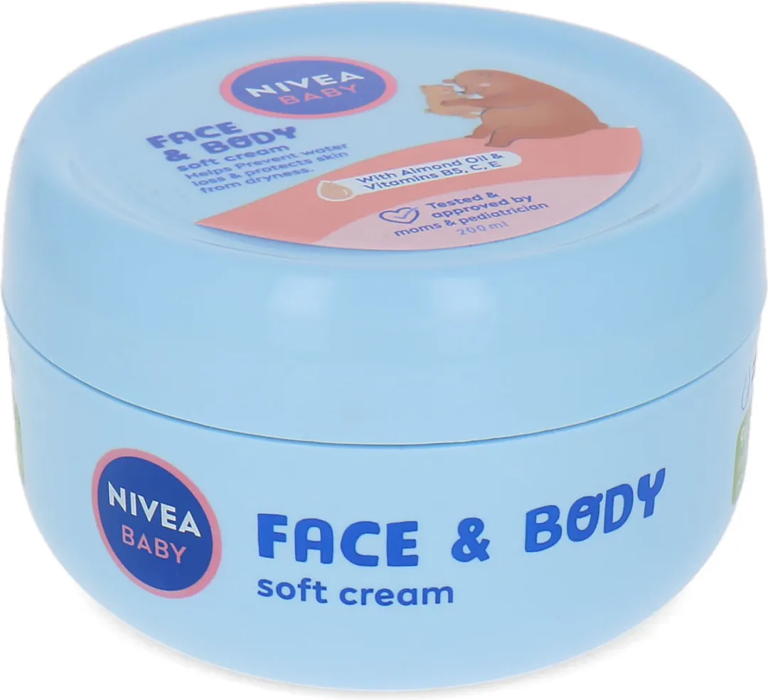 NIVEA Baby Face & Body Soft Cream 200ml