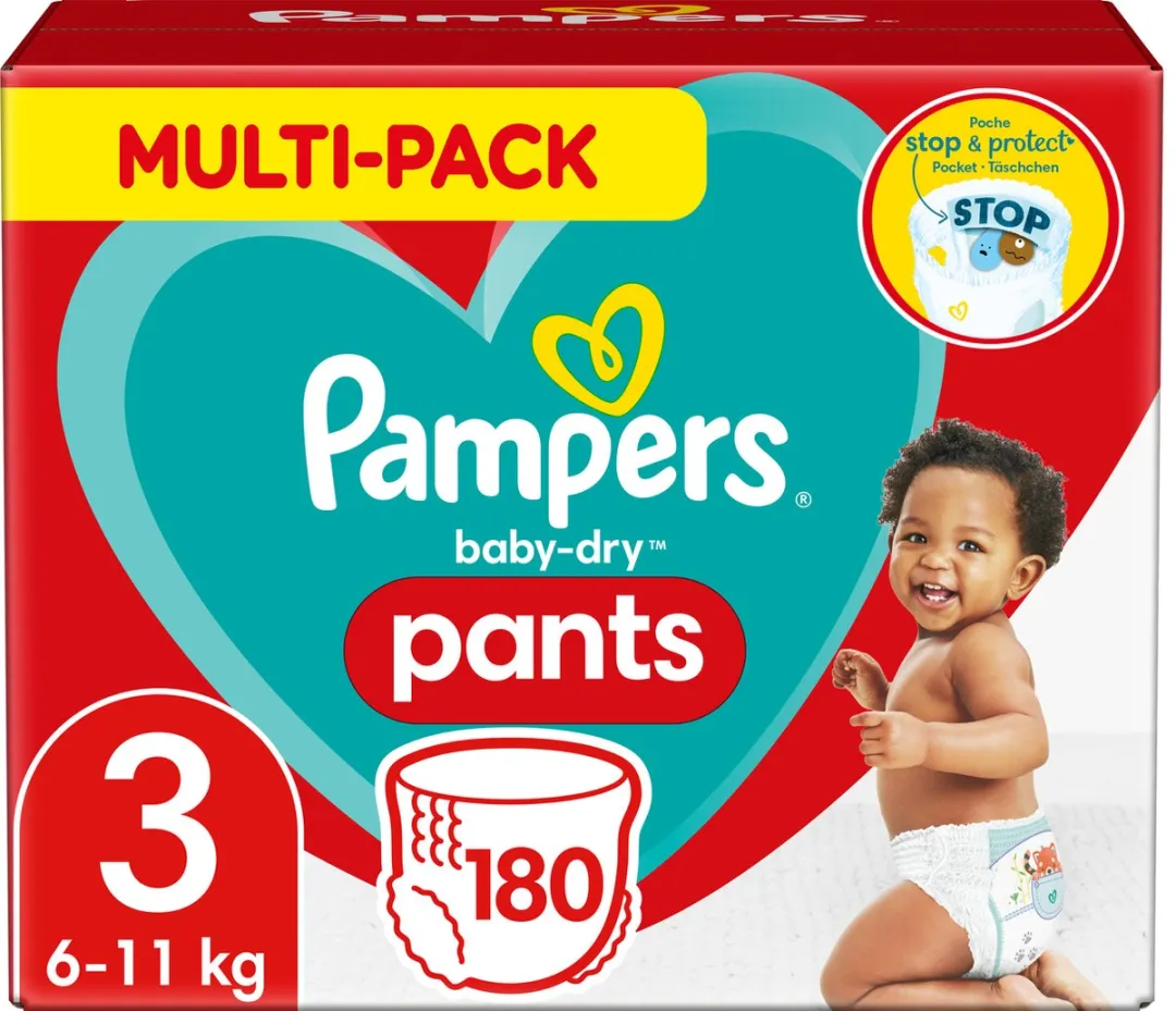 Pampers Baby-Dry Pants Maat 3 Luierbroekjes