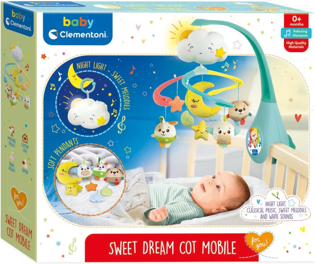 Clementoni Cot Mobile - Multi kleuren
