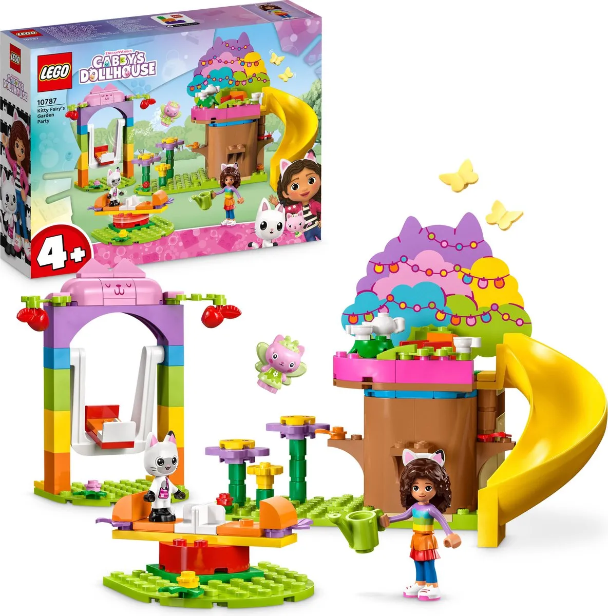 LEGO Gabby's Dollhouse Kitty Fee's Tuinfeestje 10787 - 130 Stukken