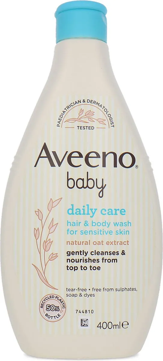 Aveeno Baby Daily Care Haar & Lichaamswash 400ml