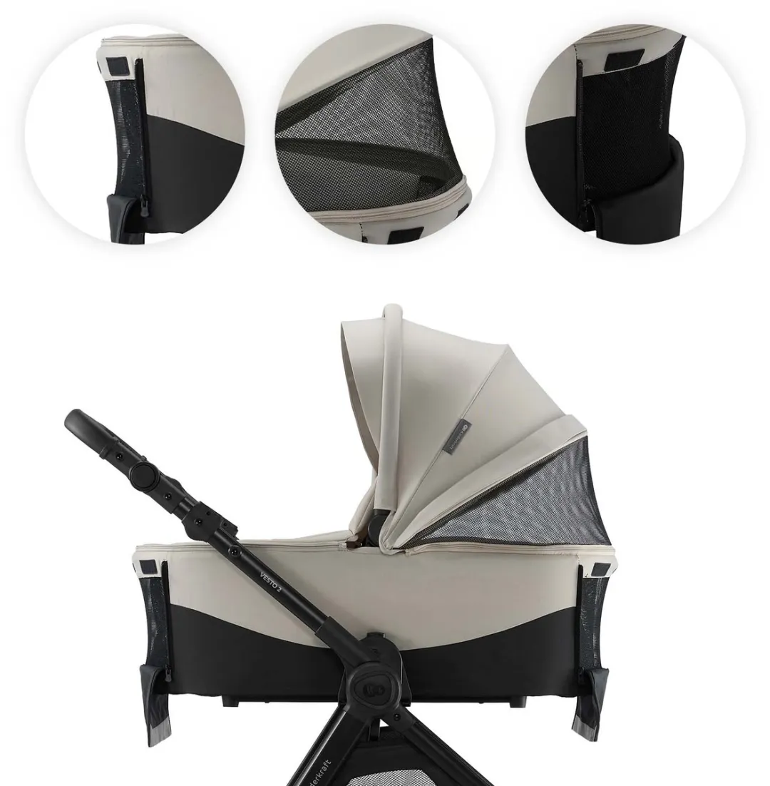 KinderKraft VESTO 2 3-in-1 Kinderwagen - Beige