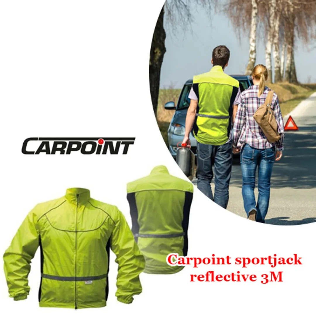 Carpoint Sportjack Reflective 3M Geel/Zwart