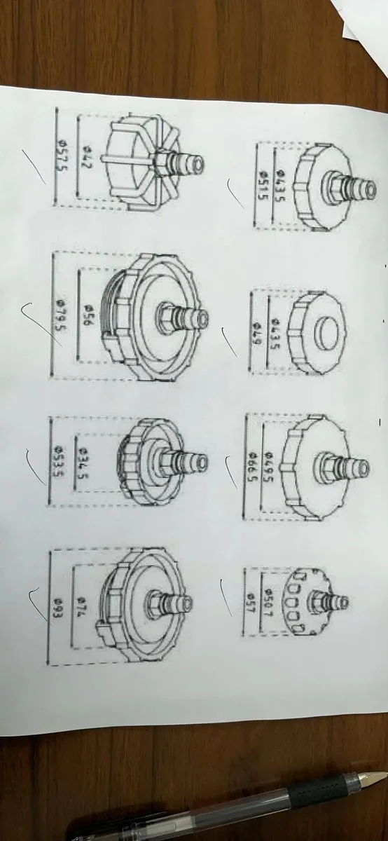 HBM Pneumatische Remontluchter met Combihamer - Adapterset