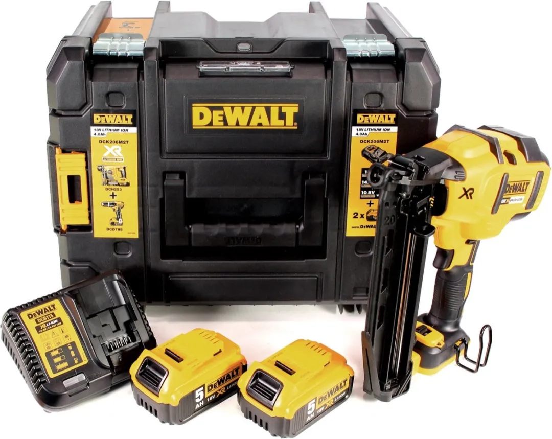 DeWalt DCN 660 P2 Accuspijkerapparaat 18V - 32-63mm - 2x 5.0Ah + Lader