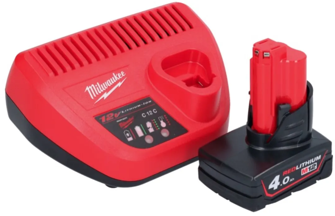 Milwaukee M12 FTB-401 Bandenfrees 12V - 4.0Ah Accu - 2 snelheden - afbeelding 5 van 5