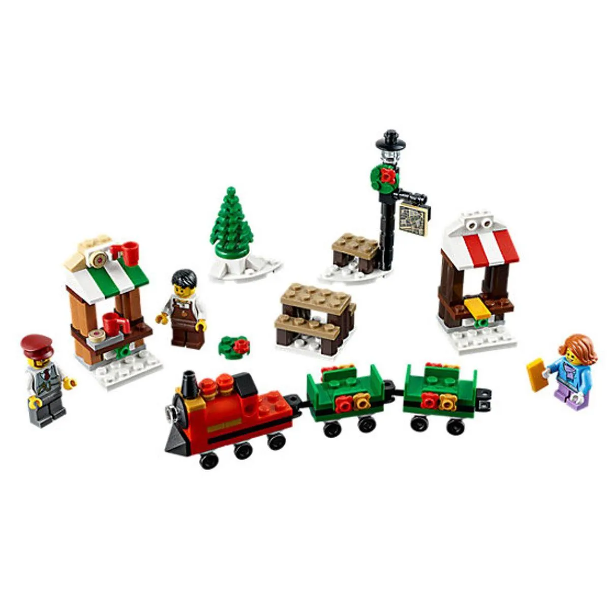 LEGO Kerstmis Treinrit 40262 - 169 Stukken