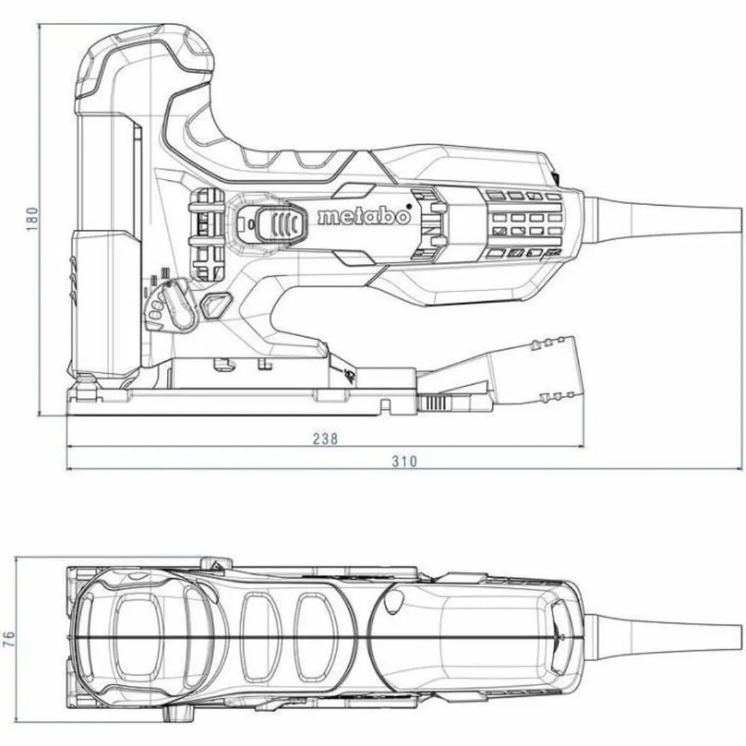 Metabo STE 100 QUICK SET Decoupeerzaag 710W - 20 Zaagbladen