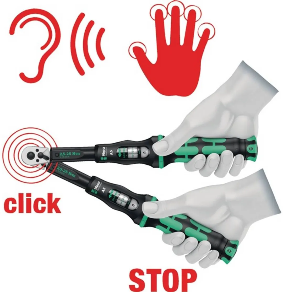 Wera Click-Torque X 05075651001 Momentsleutel 2.5-25 Nm