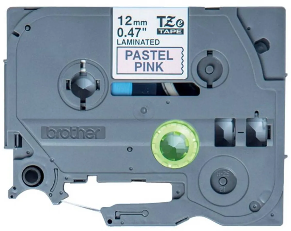 Brother TZe-MQE31 Labeltape - Pastelroze 12mm 4m
