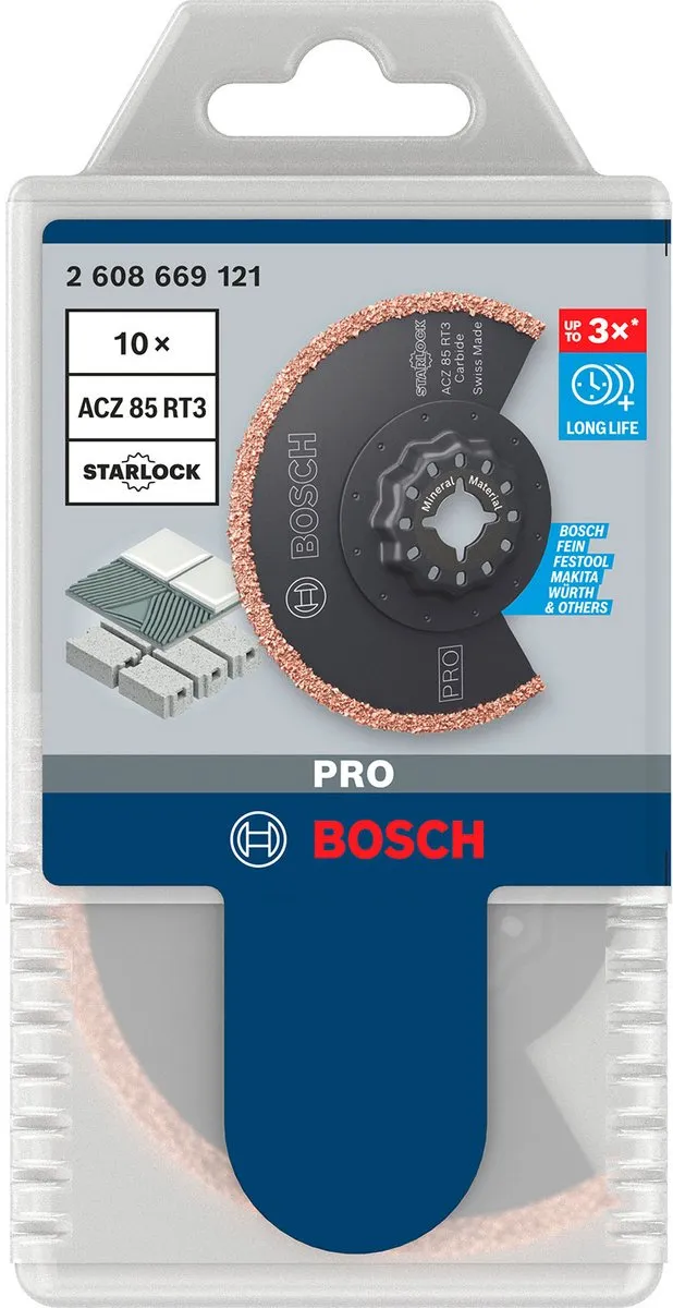 Bosch Professional ACZ 85 RT3 Mes - Oscillerend - Natuursteen