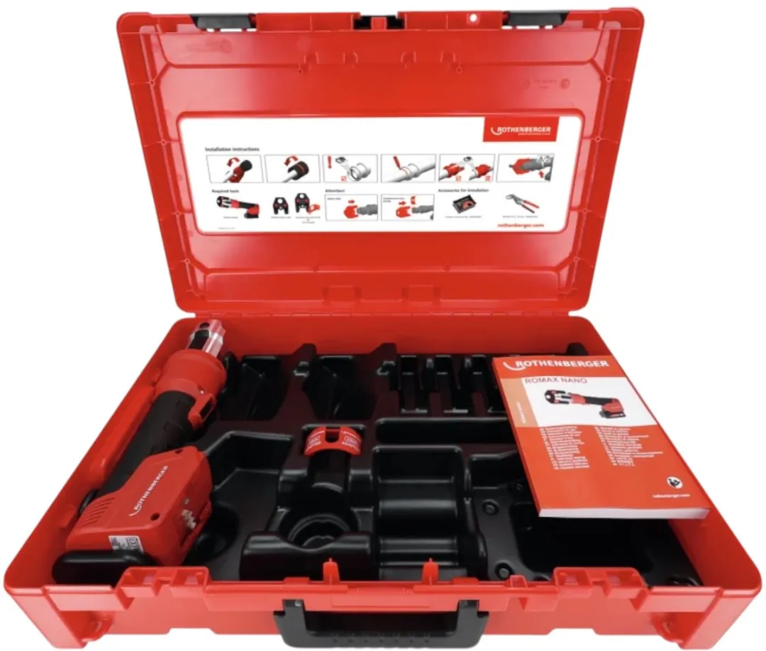 Rothenberger Romax Nano CAS Hybrid-Pressmachine