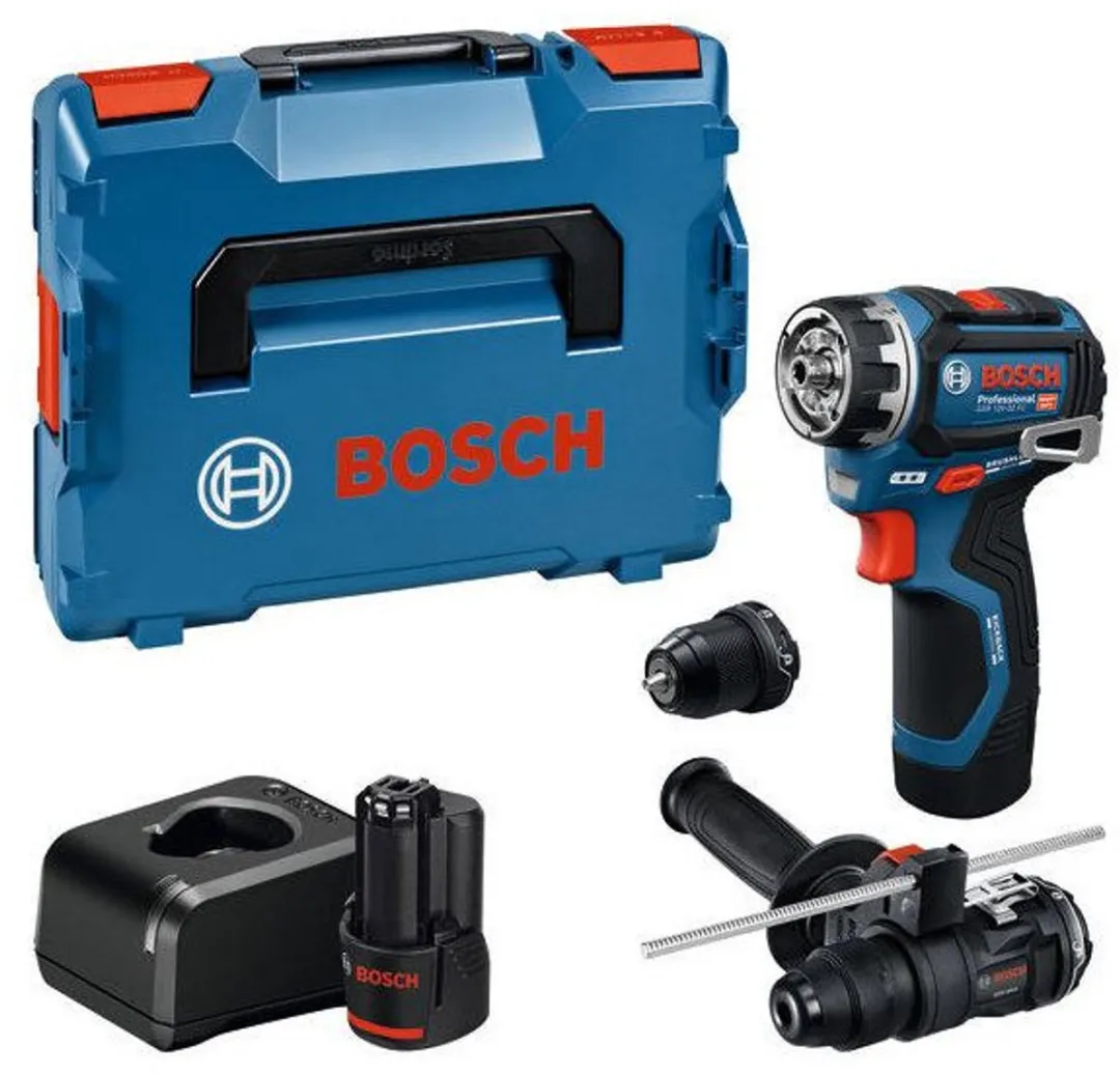 Bosch Professional GSR 12V-32 FC Accuboormachine - 2x Accu 2.0Ah