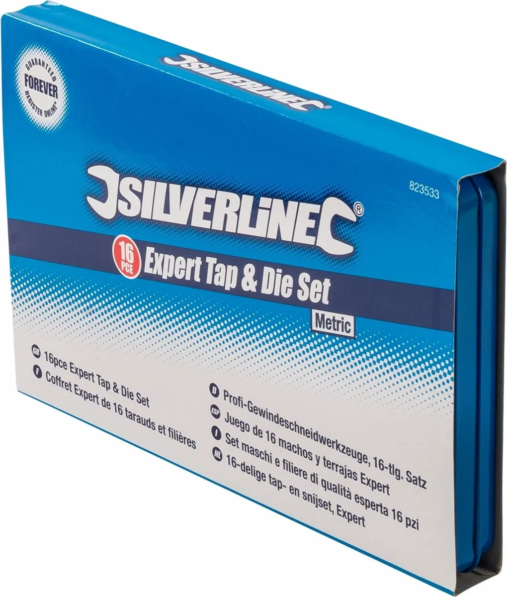 Silverline Tap- en snijset Expert - 16-delig