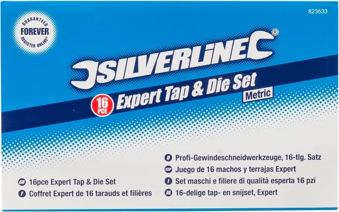 Silverline Tap- en snijset Expert - 16-delig