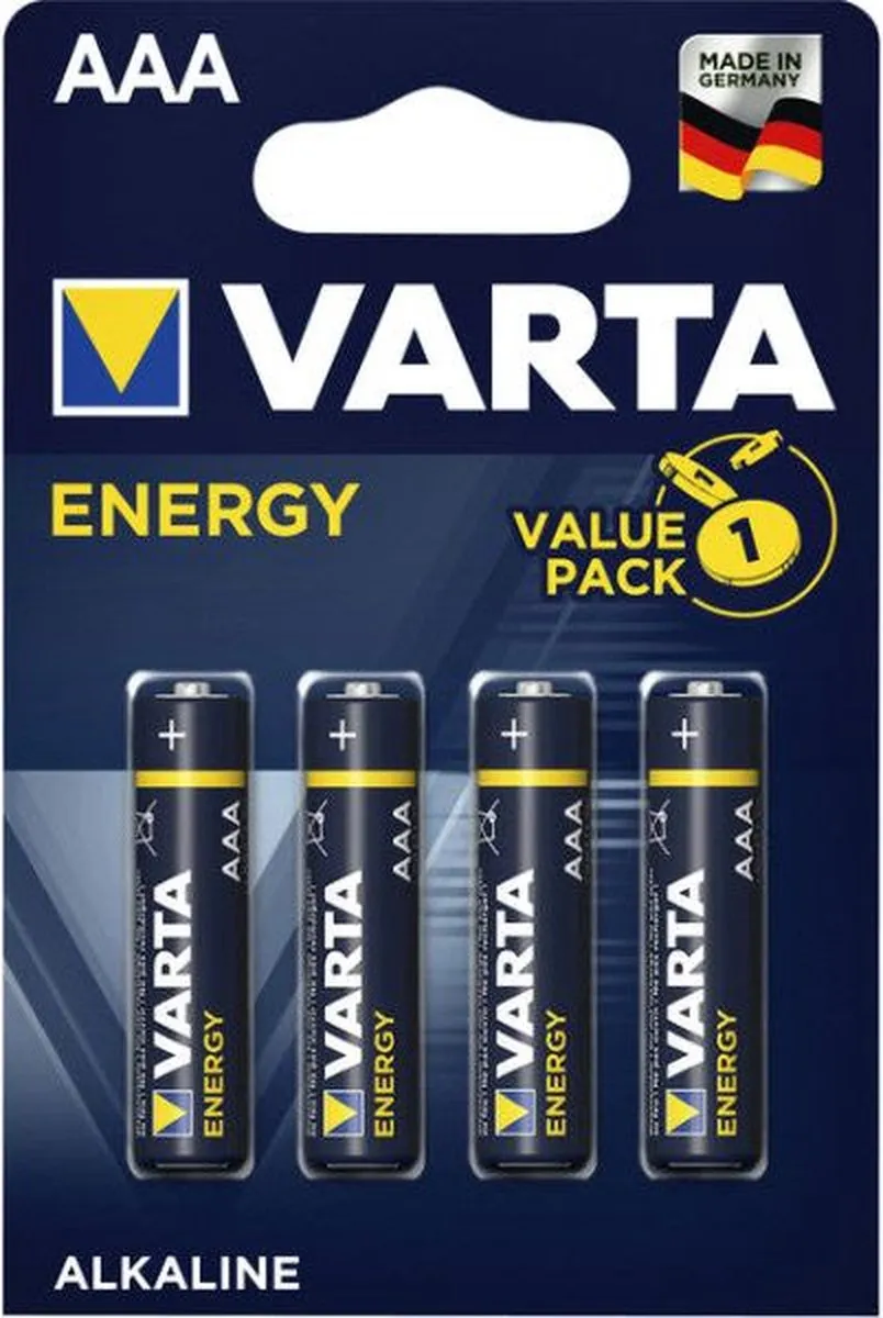 Varta Energy AAA Batterijen - 10 Stuks - Blauw