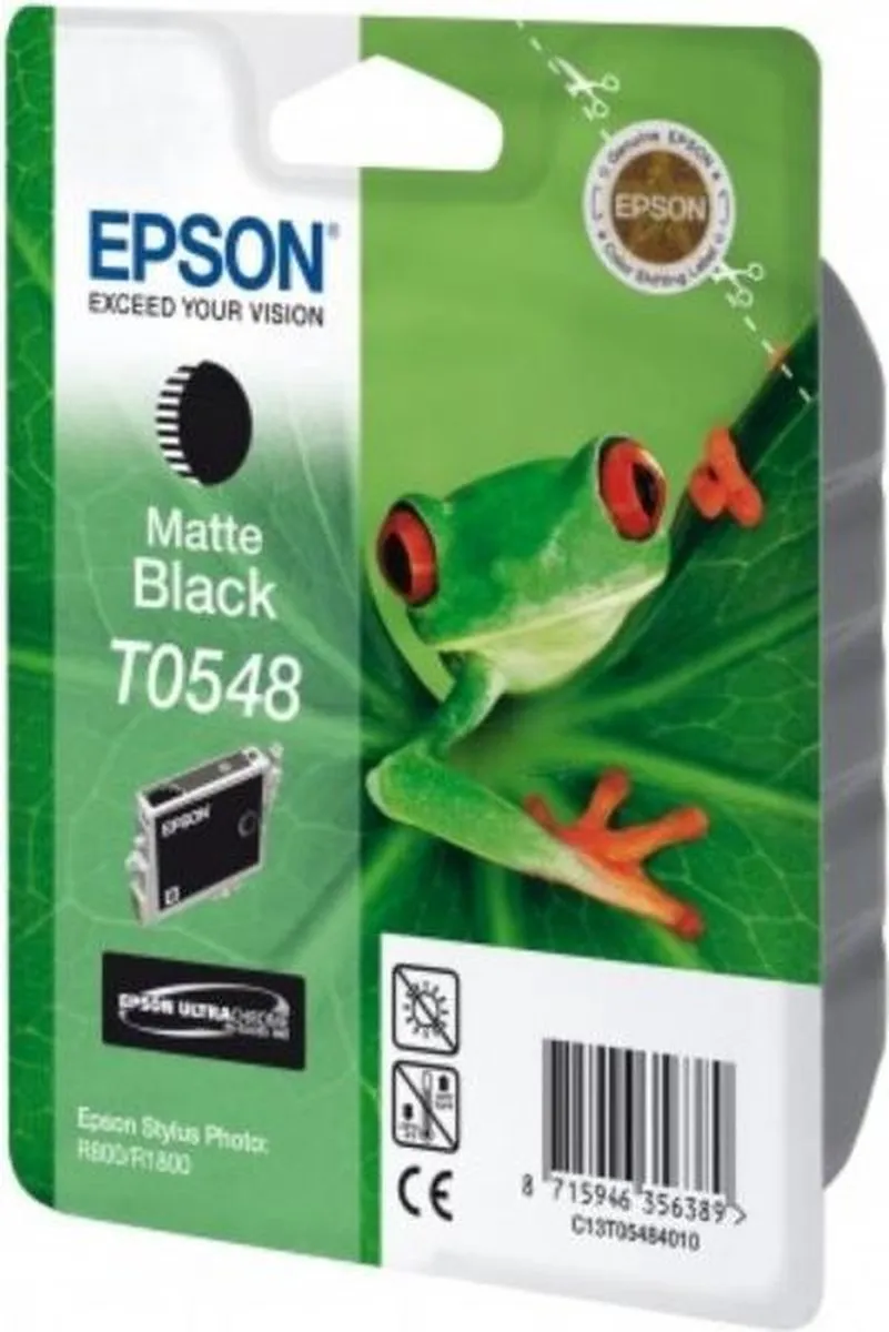 Epson T0548 Inktcartridge Zwart - 550 pagina's
