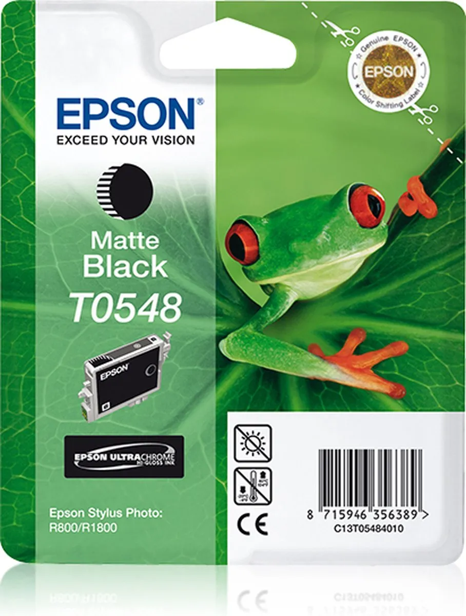 Epson T0548 Inktcartridge Zwart