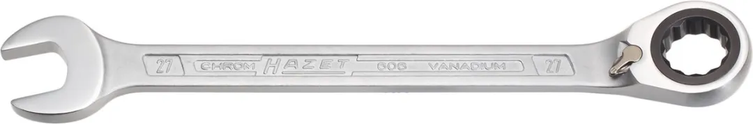 Hazet 606-27 Ratel-ring-steeksleutel 27mm