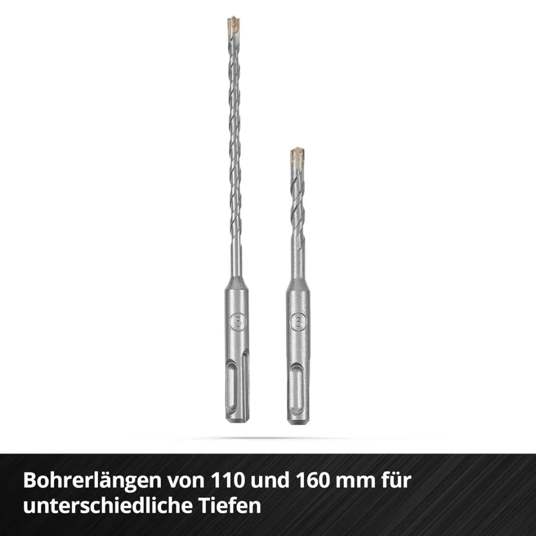 Einhell SDS Plus Set 4C 5-delig 110/160mm - afbeelding 6 van 6