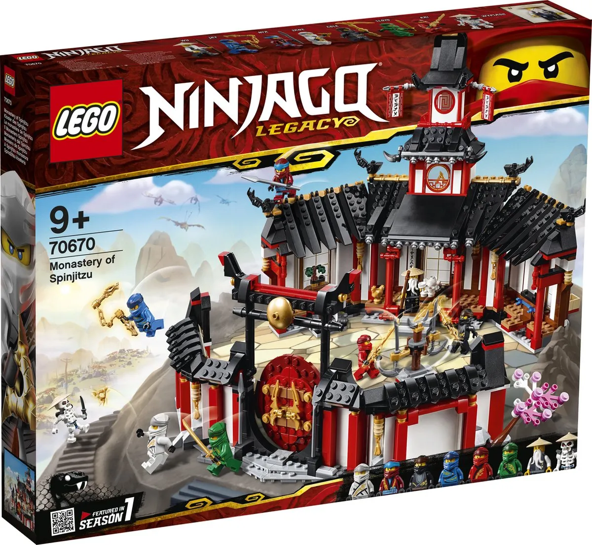 LEGO Ninjago Legacy Spinjitzu Klooster 70670