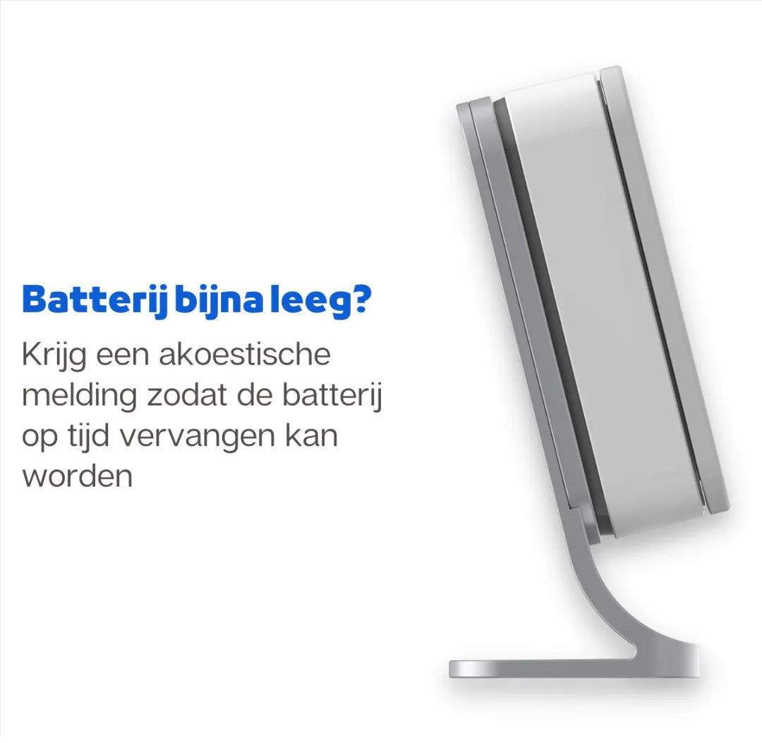 Philips Draadloze Deurbel DES7500DCH/10 - 1 Ontvanger - 8 Melodieën - Grijs/Wit - afbeelding 6 van 6