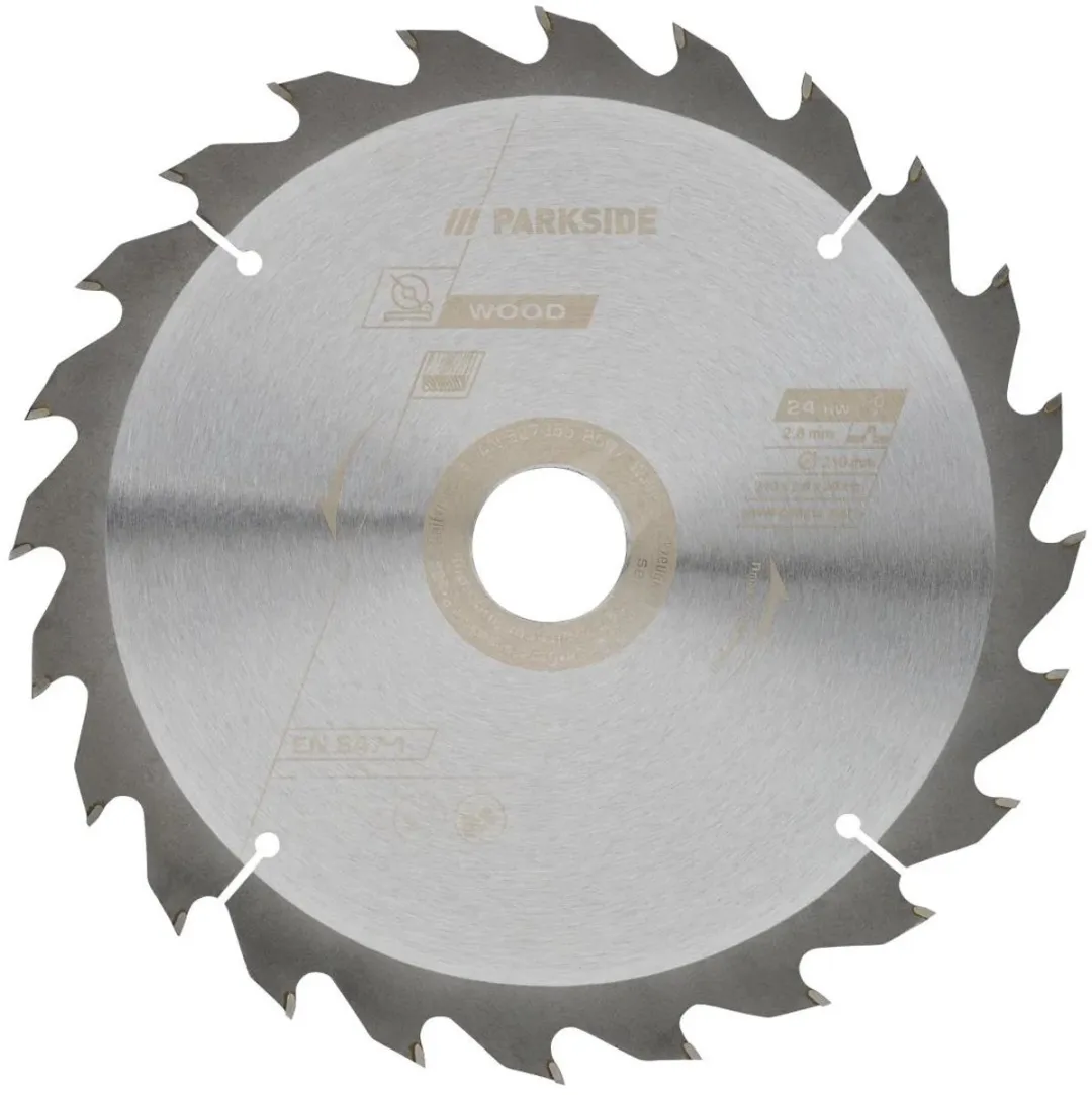 Parkside Cirkelzaagbladen 210mm - 2 Stuks