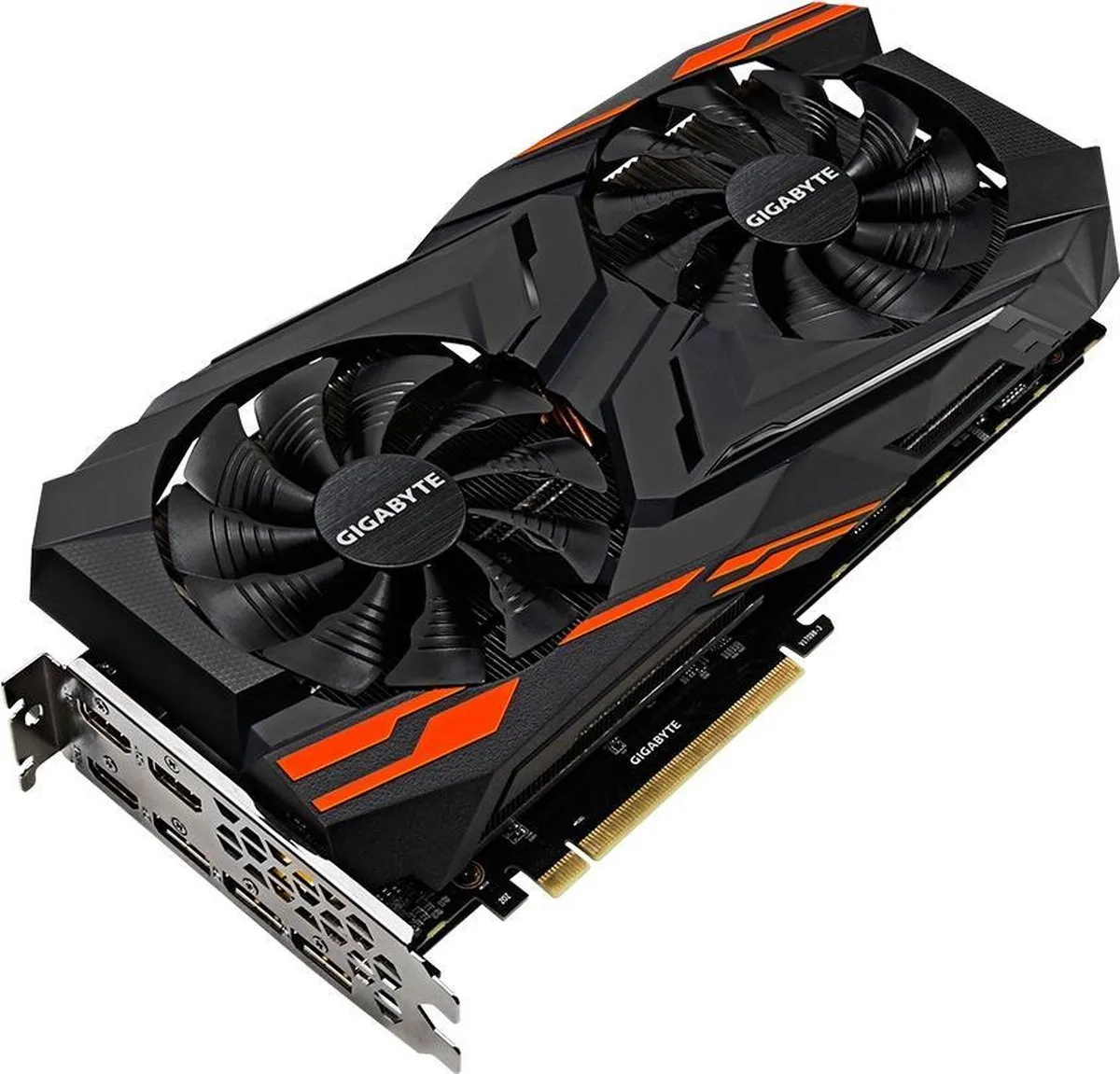 Gigabyte Radeon RX Vega 64 Gaming OC GV-RXVEGA64GAMING OC-8GD - Zwart/Oranje