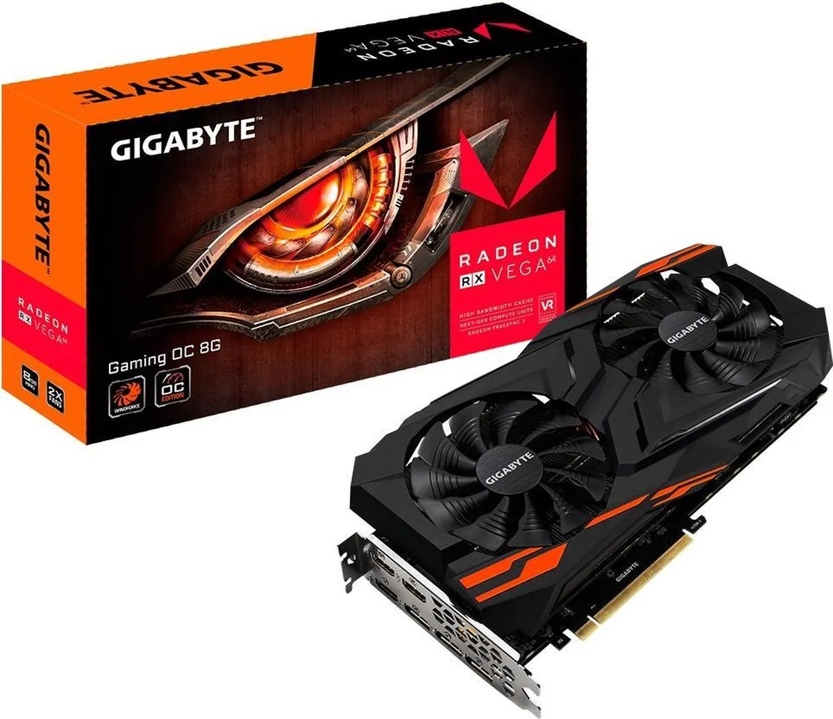 Gigabyte Radeon RX Vega 64 Gaming OC GV-RXVEGA64GAMING OC-8GD