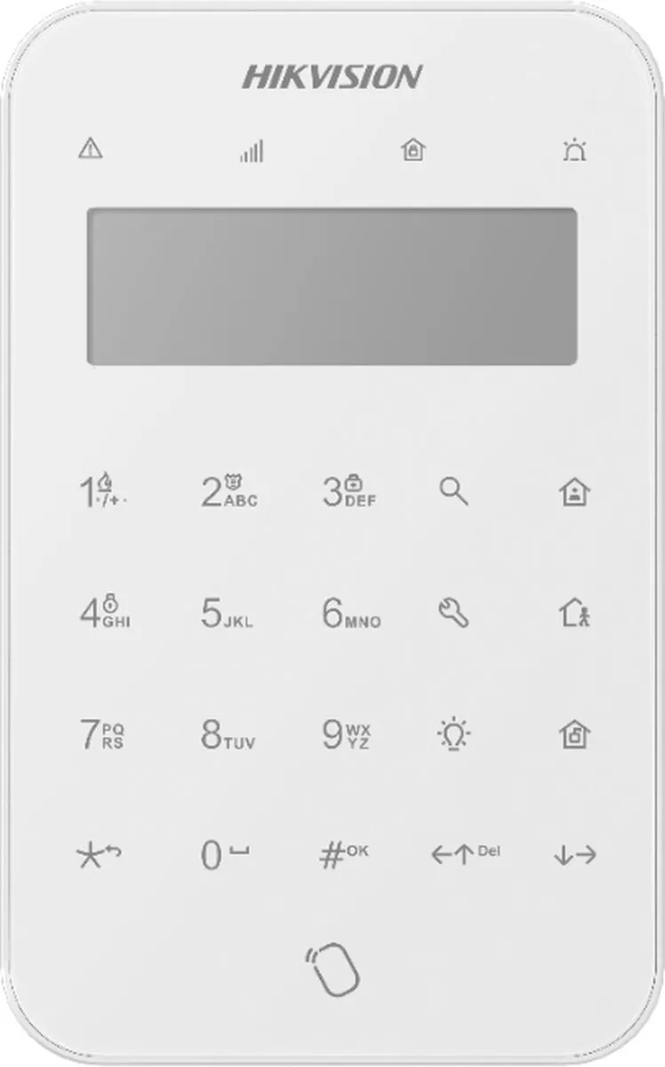 Hikvision DS-PK1-LT-WE AX Pro Draadloos LED Keypad