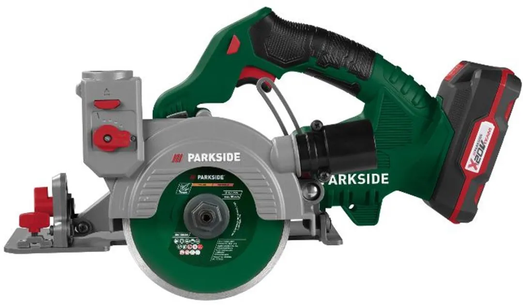PARKSIDE Accu-tegelzaag 20V 125mm - met accu & lader